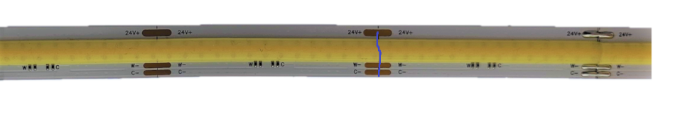 Marking the cut-off point of the Led strip light