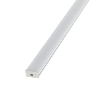 LedStore aluminium profile low, surface-mounted