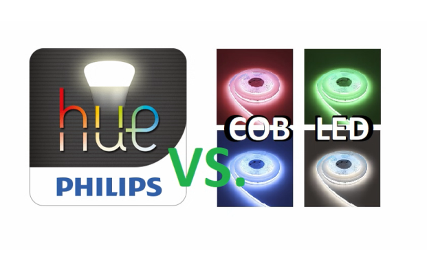 Philips HUE vs. COB led valonauhat