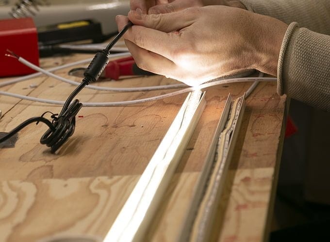 Alumiinilista ja led-nauha LedPajalla testailua