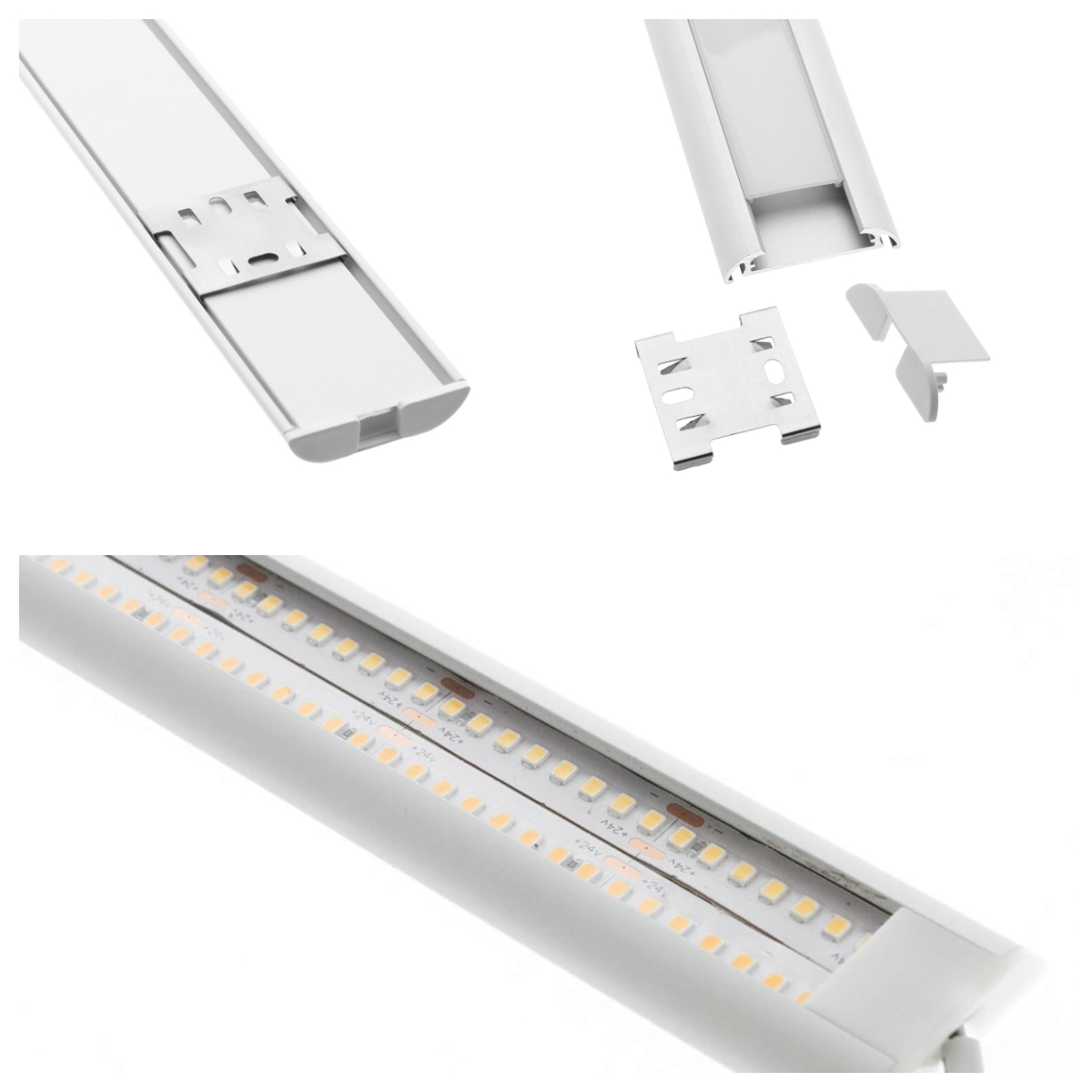 SLIM2 leveä led profiili